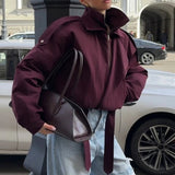 Buttoned Short Street Jacket