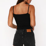 No Flaws Cami Top Black