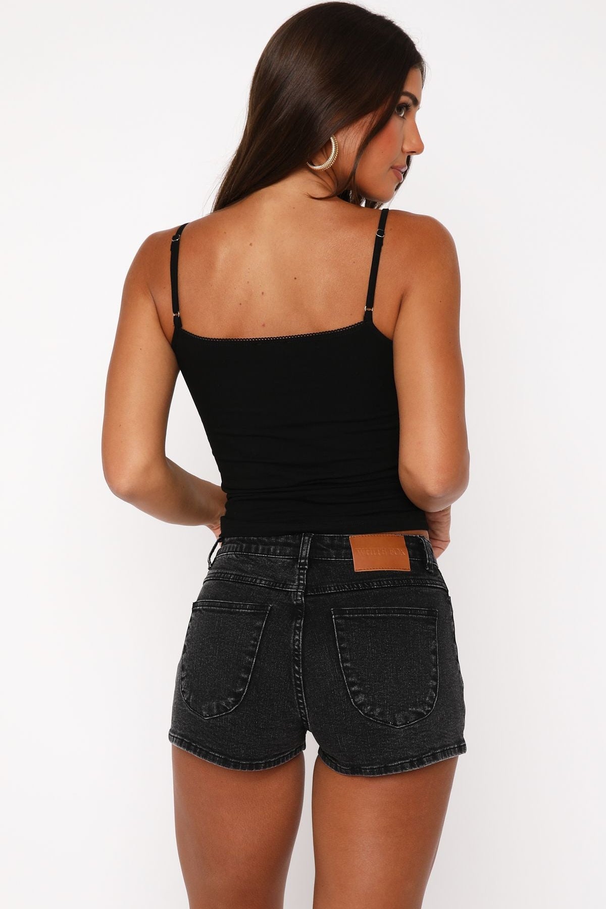 No Flaws Cami Top Black