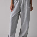 Elastic Waist Loose Fit Casual Pants