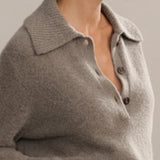 Loose Fit V Neck Knit Sweater