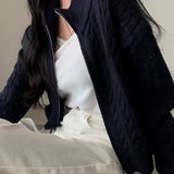 Collared Cable Knit Sweater