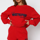 Give It A Try Lounge Shorts Red