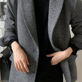 Versatile Wool Casual Blazer