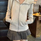 Solid Pullover Basic Hoodie