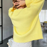 Loose Fit V Neck Cardigan Sweater