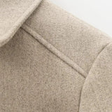 Zipper Pocket Lapel Short Jacket