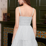 Sweet Polka Dot Cami Mini Dress