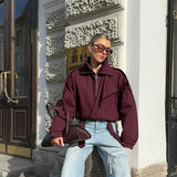 Buttoned Short Street Jacket