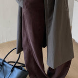 Edgy High Waist Cargo Wide Leg Curved Jeans
