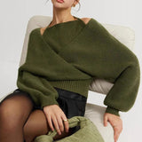 Chic Layered Style Knit Sweater