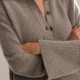 Loose Fit V Neck Knit Sweater