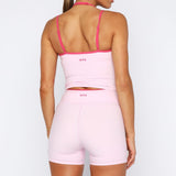 Defence Bike Shorts Marshmallow/Pink