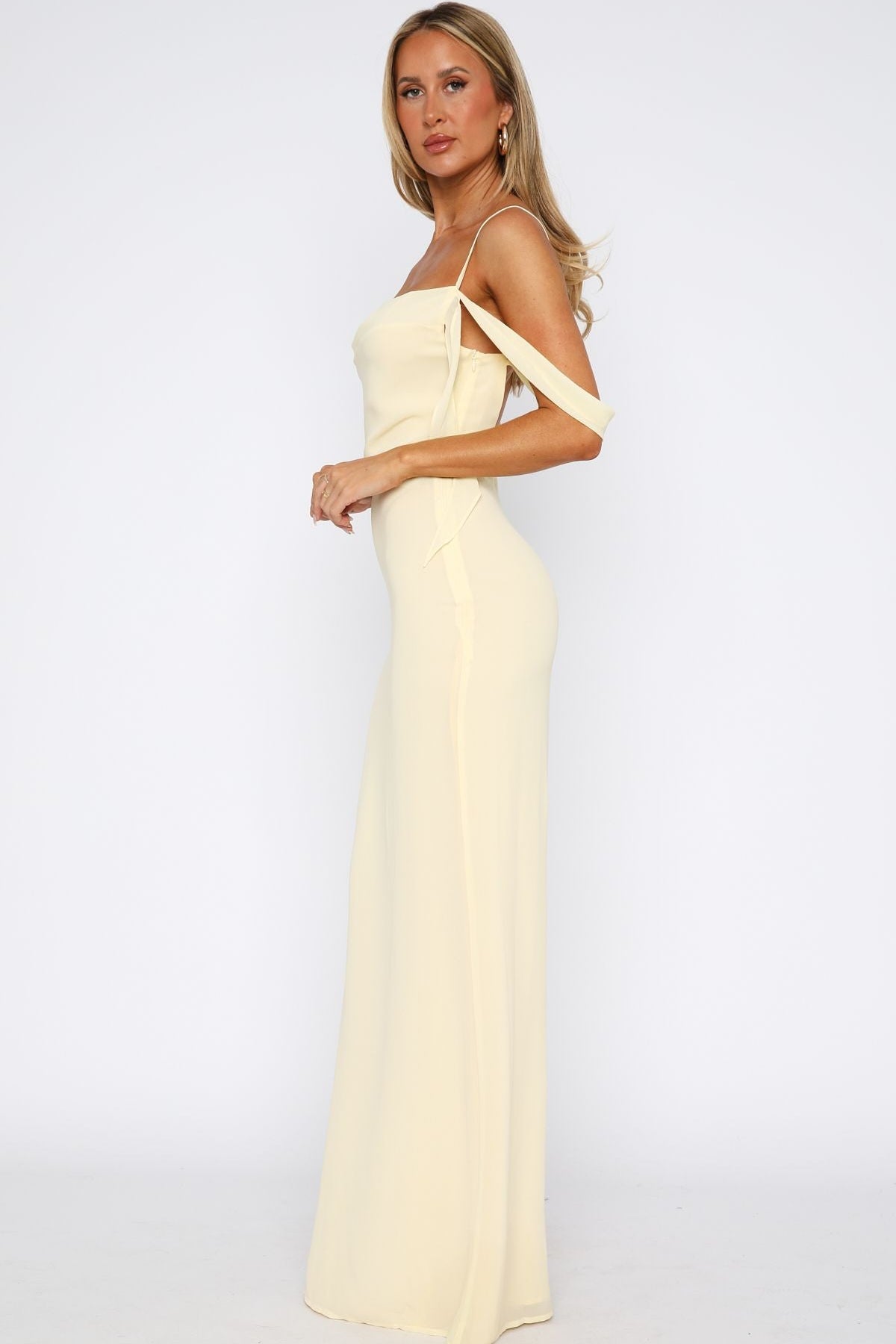 Love Blossoms Maxi Dress Lemon