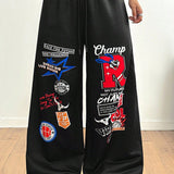 Printed Hip Hop Loose Casual Pants