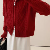 Turtleneck Cable Knit Sweater
