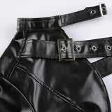 Asymmetrical Punk Crop Jacket