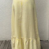 High Waist Striped Flared Casual Skirt