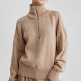 Cozy Half Zip Knit Sweater