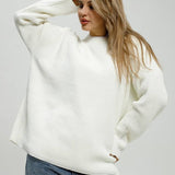 Loose Fit Pullover Knit Sweater