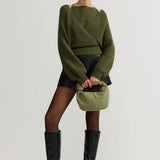 Chic Layered Style Knit Sweater
