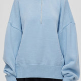 Cozy Half Zip Knit Sweater
