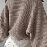 Long Sleeve Collar Knit Sweater