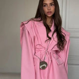 Elegant Turn-down Collar Blazer