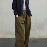 Navy Long Sleeve Casual Jacket