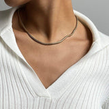 Elegant Polo Neck Knit Sweater