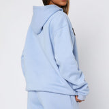 From The Archives Allora Oversized Hoodie Blue