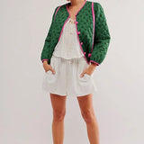 Green Quilted Jacket