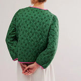 Green Quilted Jacket