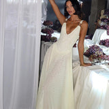 Spaghetti Strap Mesh Maxi Dress