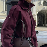 Buttoned Short Street Jacket