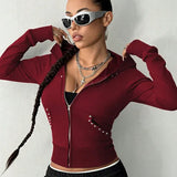 Retro Long Sleeve Hoodie