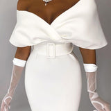 Bandage Sleeveless Bodycon Party Dress