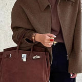 Casual Lapel Zip Jacket