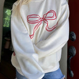 Sweet Chic Relaxed Round Neck Blouse