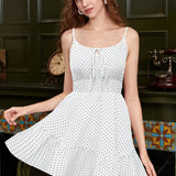 Sweet Polka Dot Cami Mini Dress