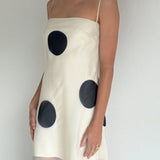 Polka Dot Bodycon Cami Maxi Dress