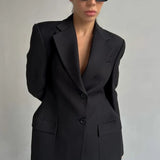 Elegant Longline Casual Blazer