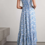 Dolly Embroidered Lace Midi Bustier Dress