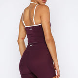 Defence Bike Shorts Plum/Cream