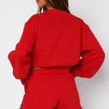 Give It A Try Lounge Shorts Red