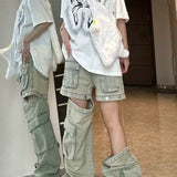 Y2K Detachable Straight Leg Jeans