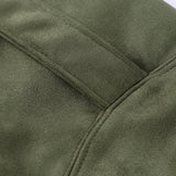 Suede Cropped Zip-Up Jacket