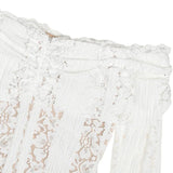 Off-Shoulder Lace Bodycon Boho Dress