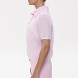 Hollow Out Polo Knit Sweater