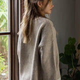 Colorblock Crew Neck Knit Sweater